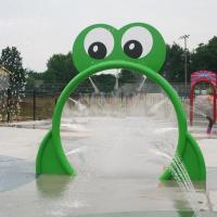 Frog Mushroom Water Park Splash Pad Outdoor Water Play Equipment