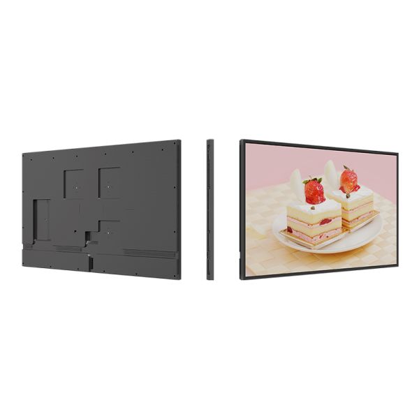 43‑Inch Zero‑Distance Wall‑Mounted Digital Signage Display, Commercial Wall‑Mount LCD Advertising Screen & Monitor