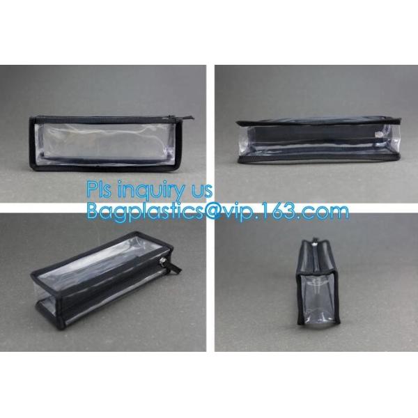 file pouch slider zipper bag, slider zipper bag for jewellery, pencil case, Clear Soft Pvc Zipper Blanket Packing Bag Ha