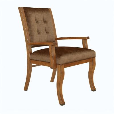 Modern Wooden Dining Armchairs Set of 2/4/6 with 15 Backrest