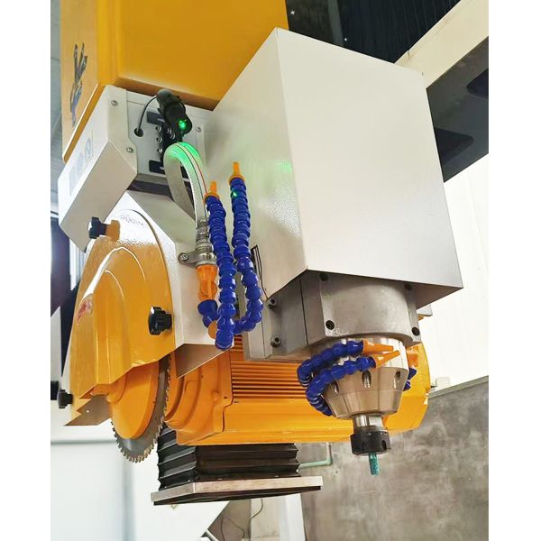ZEUS 4+3 Stone Cutting Machine for Granite Marble with Core Components Motor and PLC 380V 15kW Max 3200x2000mm Cutting Length