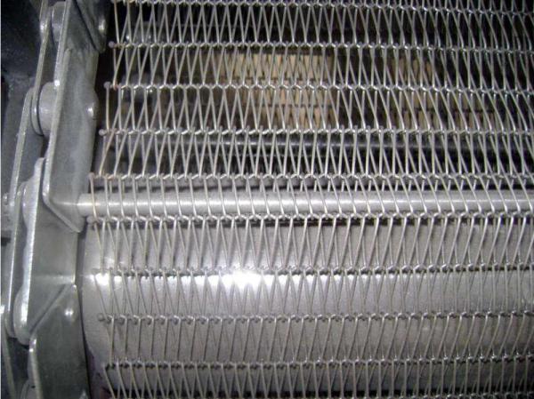 Rede de arame da correia transportadora de placa do Weave liso SS304 para cozer/que seca ISO9001
