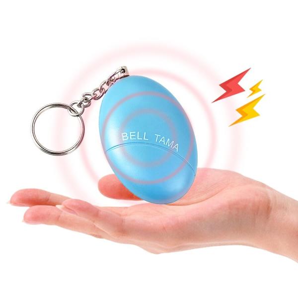 Blue 42g Personal Security Alarms 100dB 120db Girl Women Security Keychain Siren