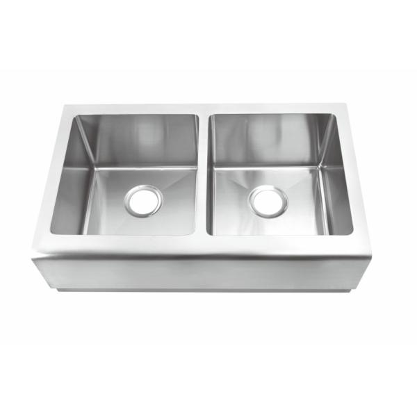 18 Gauge Stainless Steel Sink No Faucet For Family Kitchen / School / Hospital