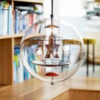 Lumière pendante en verre claire de la planète E27 créative moderne pour la maison
