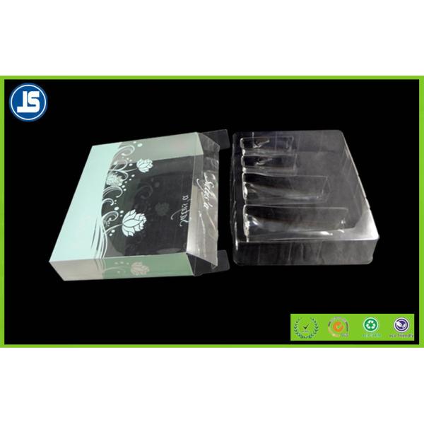 Makeup Box Stylish Professional Clear Acrylic Cosmetics Case , Cosmetic Sample Packaging