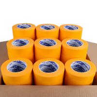 Masking Tape Rubber Adhesive Yellow Car & Wall Painting Die Cutting Washi Paper Masking Tape for Painting