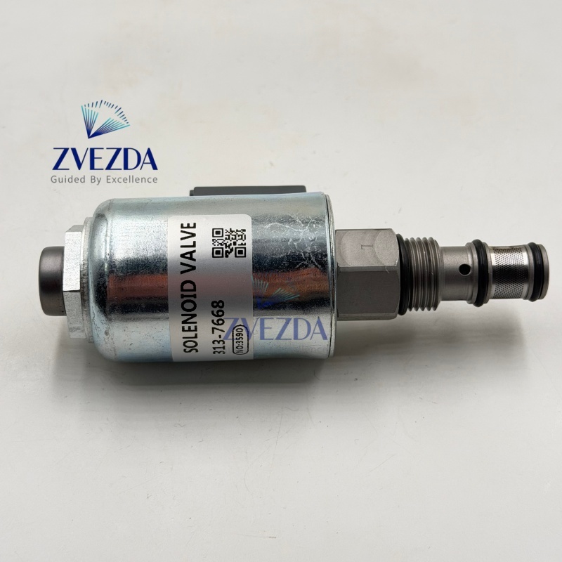 313-7668 Hydraulic Cartridge Solenoid Valve 24V Solenoid Valve Assembly For Construction Machinery Parts