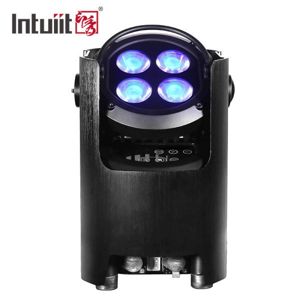 Aluminium Wedding Stage Light 4*12W Wireless Dmx Battery Powered Led Par Uplights