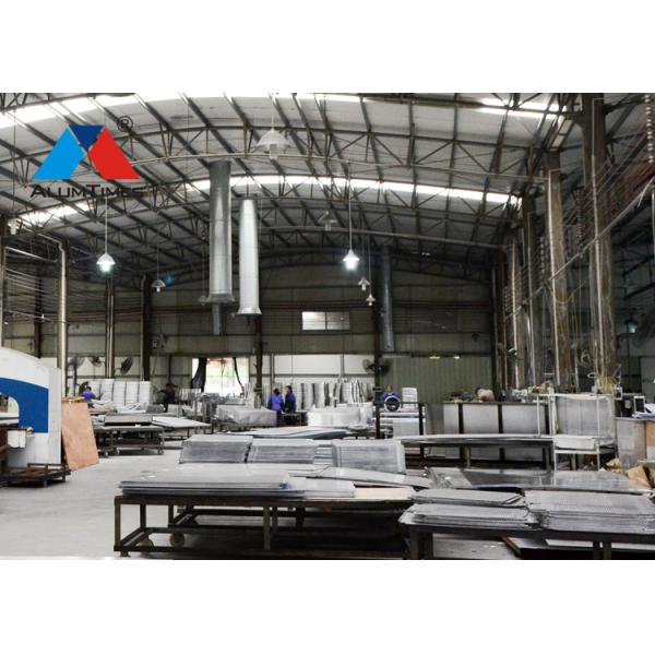 CNC Cut Aluminum Exterior Wall Panels With PE PVDF Powder Coating Surface