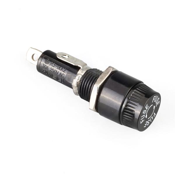 R3-14A2 Screw Cap Panel Mount Fuse Holder For 6x30mm Fuses 30A 250V AC