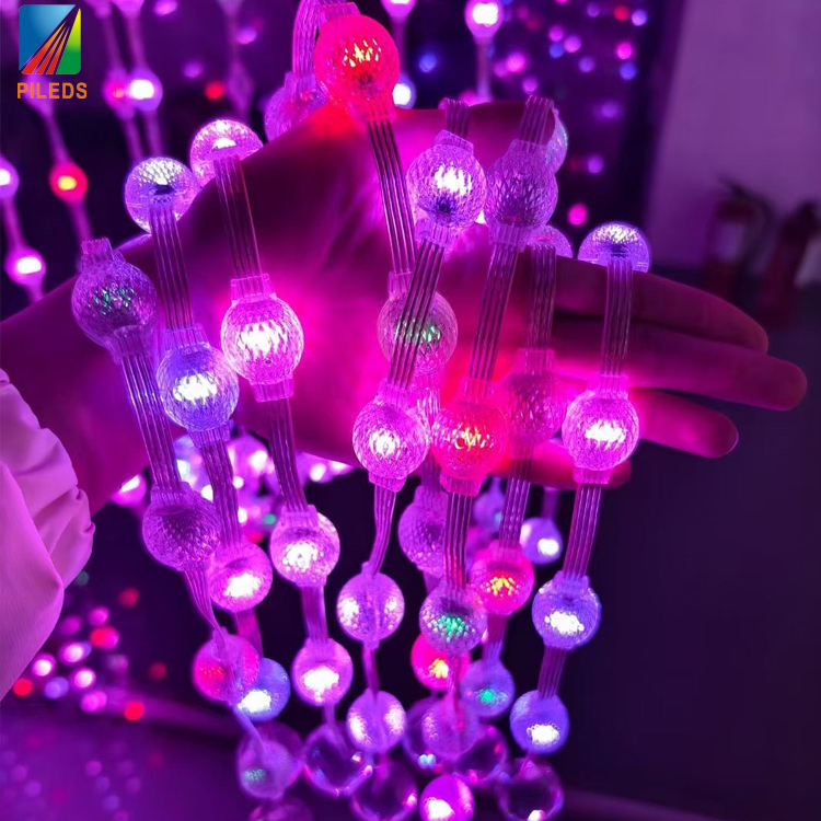 20мм 23мм пиксельный светодиод 3D Ball Smart RGB SM16703 полный цвет DC12V 6 штук SMD3535 водонепроницаемый IP68