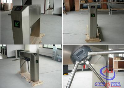 Torniquete biométrico do tripé da porta do rolamento da função com contador em de aço inoxidável inoxidável