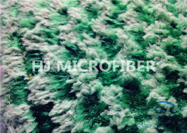 Green Flat Jacquard Microfiber Fabric Dust Mop For Hardwood Floors 5” x 24”