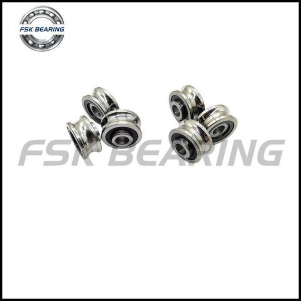 SFR4ZZ Miniature Flanged Deep Groove Ball Bearing 6.35x15.875x5.75mm Stainless Steel Non-Standard Flange Bearing