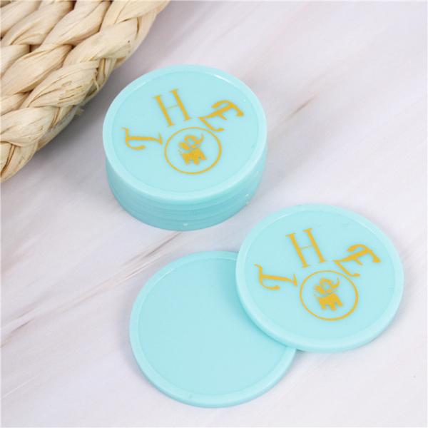 Sell-Besting Customized Beautiful Supermarket Trolley Tokens Plastic Chips