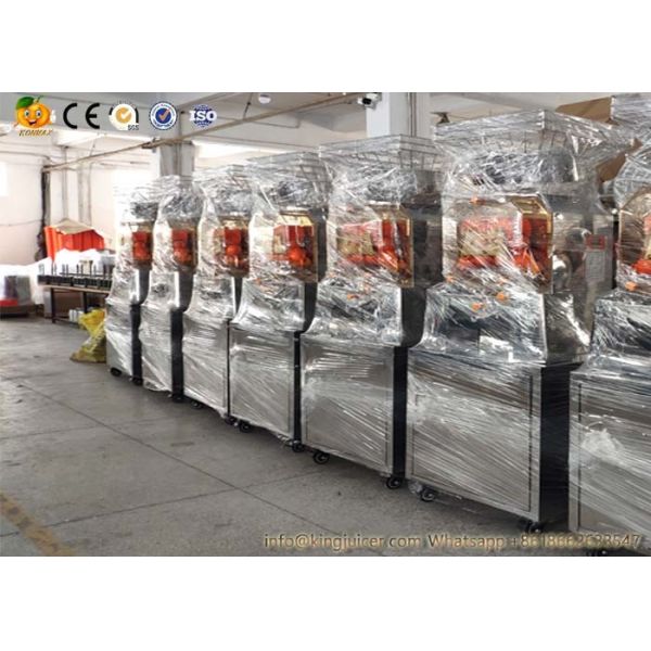 4 Wheel Fiberglass Commercial Cold Pressed Juicer Machine For Zummo Mobile Juice Bar