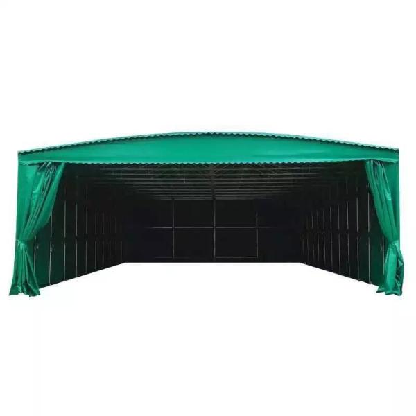 Waterproof Outdoor Push And Pull Folding Garage Carport Warehouse Trade Show Tent