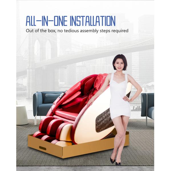 Reclining Full Body Shiatsu 3D Massage Chairs Woven PU Manual OEM