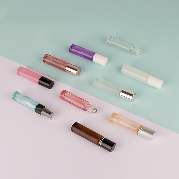 бутылка Skincare стекла контейнеров 5ml 10ml 15ml косметическая упаковывая белая