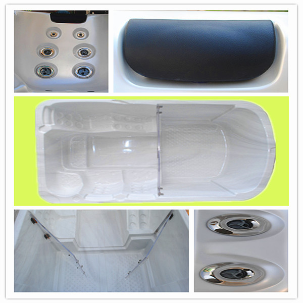 Swim outdoor whirlpool massage bathtub with standard durable laminate construction 220V