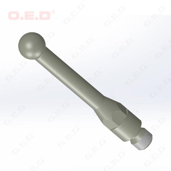 OK40F Polished Tungsten Carbide Rod With M6 Thread Detector Rods HRA 91.9
