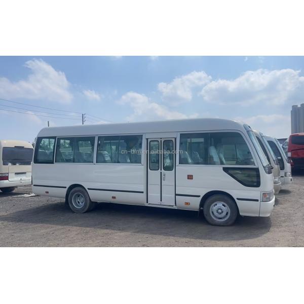 Toyota 19-29 Seats Off Road Diesel Coaster Bus Mini Bus with Max Torque 340Nm/rpm