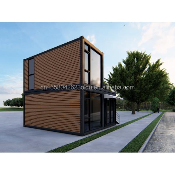 Outdoor Living Room Tiny Homes Luxury Two-Story Modern Prefab Steel Villa Modular Prefabricated Shipping Container House