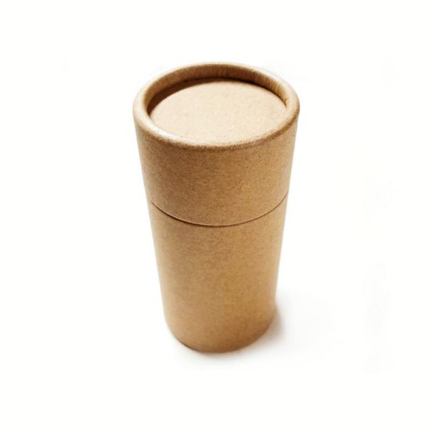Levante a vara de desodorizante do tubo do papel do bálsamo de bordo de Brown Kraft que empacota Cylider