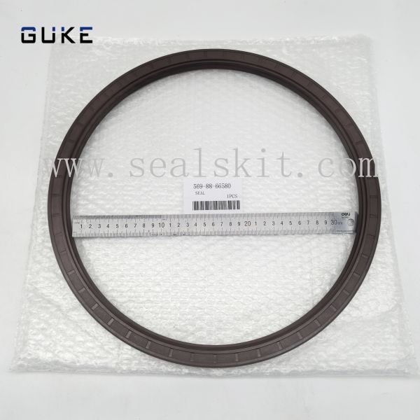 High Quality  Viton Oil Seal  569-88-66580 For Komatsu Dump Truck HD465 HD605 Front Axle 5698866580 FKM