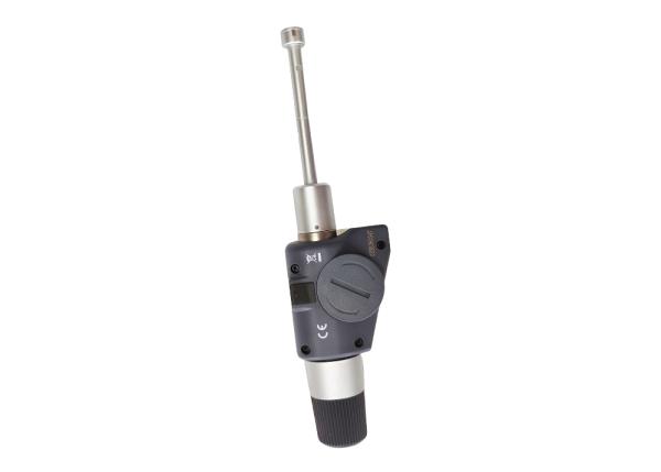 Calibrador de agujero de tres puntos de 10-12 mm con grado de protección IP54, varilla de extensión de 100 mm y resolución de 0,001 mm