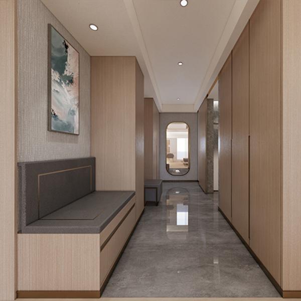 Customized Modern Style Bedroom Set For 5 Star Business Hotel Soft Package