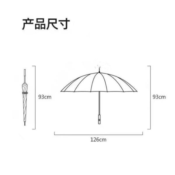 Customized Open Auto Big Windproof Lotus Frame Golf Umbrella for Business Rolls-Royce