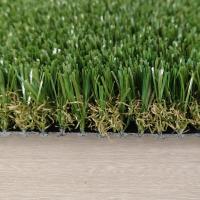 Adhesivo PU 28mm 13800 Dtex Paisaje Hierba artificial Double PP Backing Balcones patios traseros Decoraciones Resistencia a los rayos UV Bajo mantenimiento