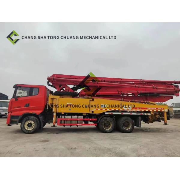 In 2021 Sany SYM5350THB1E Chassis 49 M Concrete Pump Truck 5 Cylinders And 5 Masts