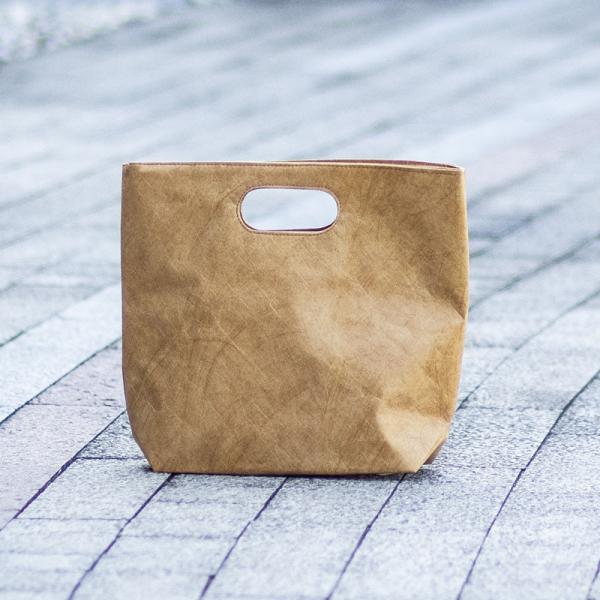 Trending Product Reusable Washable Durable Handbags Tote Bags Vintage Waterproof Dupont Tote Bag Kraft Tyvek Paper Handbag