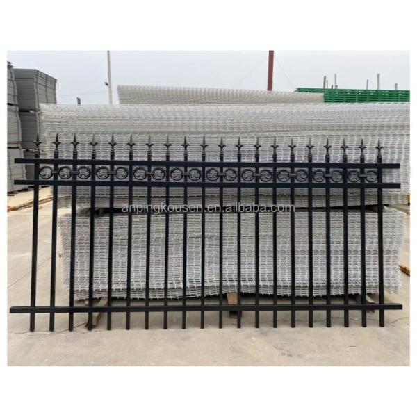 25x25mm Pickets Metal American Garden Fence Galvanized Security Fence Iron Fence