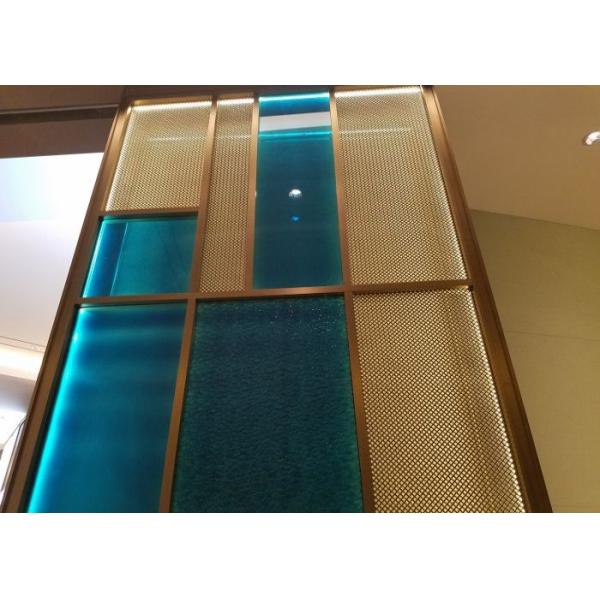 Cabinets 316 Stainless Decorative Steel Mesh Titanium Coating