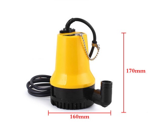 BL-2512S Little Yellow Pump Micro Bilge Water Pump Submerged Pump