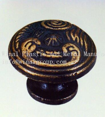 Antique brass finishing cabinet knob,Dia32*Dia31*H24,Zinc alloy,iron,plating per request.