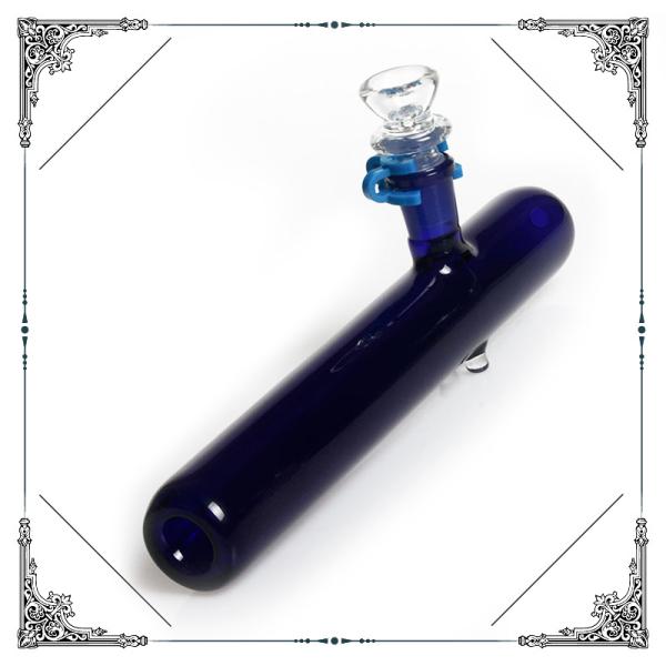 10 Inches Glass Steamroller Smoking Pipes 5mm thickness Borocilicate Tube Hand Pipe