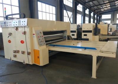 Single Color Flexo Printer Slotter Die Cutter Semi Atomatic Corrugated Carton