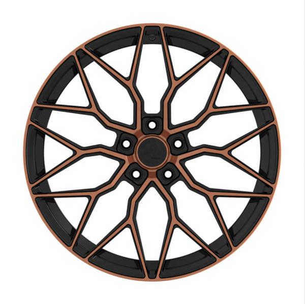 18 inches black Brown polish 5 * 112 aluminum alloy forged car wheels