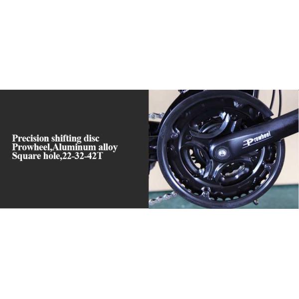 White 26 Inch Folding Electric Bike 350W 48V 10AH 35 Km/H Max Speed