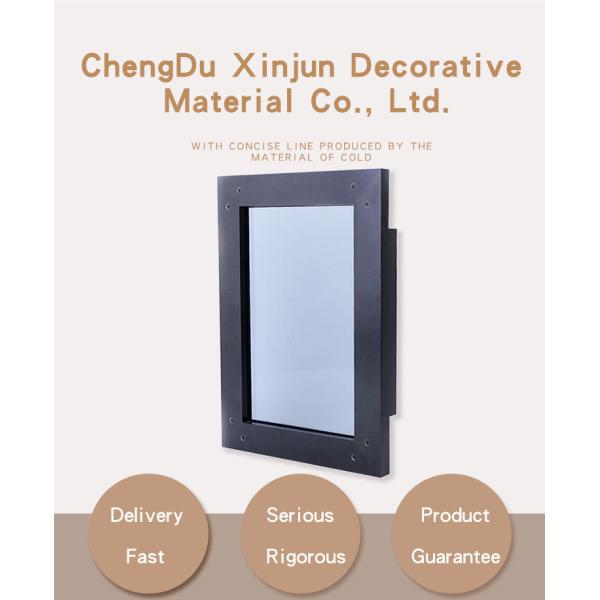 Black Kitchen Cabinet Drawer 450mm Aluminum Alloy Frame