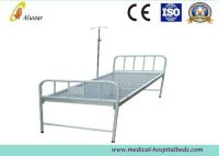 Powder Coated Steel Flat Ward Bed Wire Mesh Punching Surface Medical Hospital Bed (ALS-FB004)