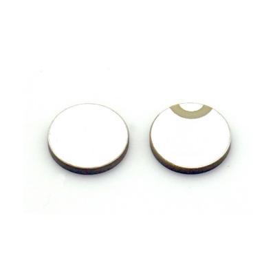 Diâmetro cerâmico Piezo ultrassônico do transdutor 1MHZ 15.5mm do disco