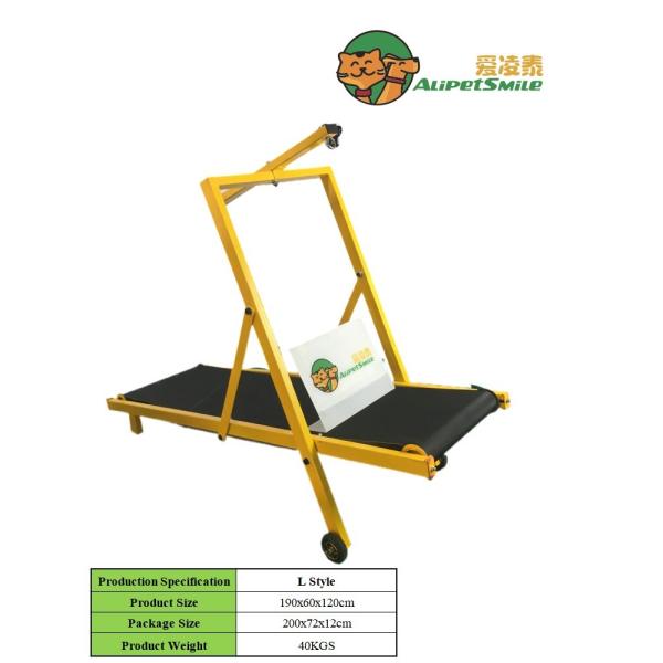 Colorful Folding Dog Treadmill Steel Agility Equipment for Dogs in Durable Design