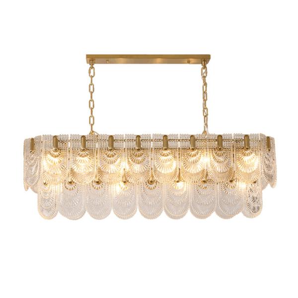 свет Кристл квадрата светящего потока 110lm 110V 60*29cm привесной