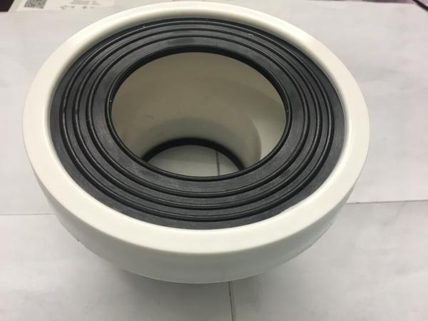 No Smell Plastic Thread Toilet Shifter Offset Pan Collar With Two Piece Structure